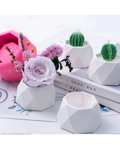 Şamdanlık ve Sukulent Saksı Kalıbı - Beton Reçine Epoksi Hobi Silikon Kalıbı