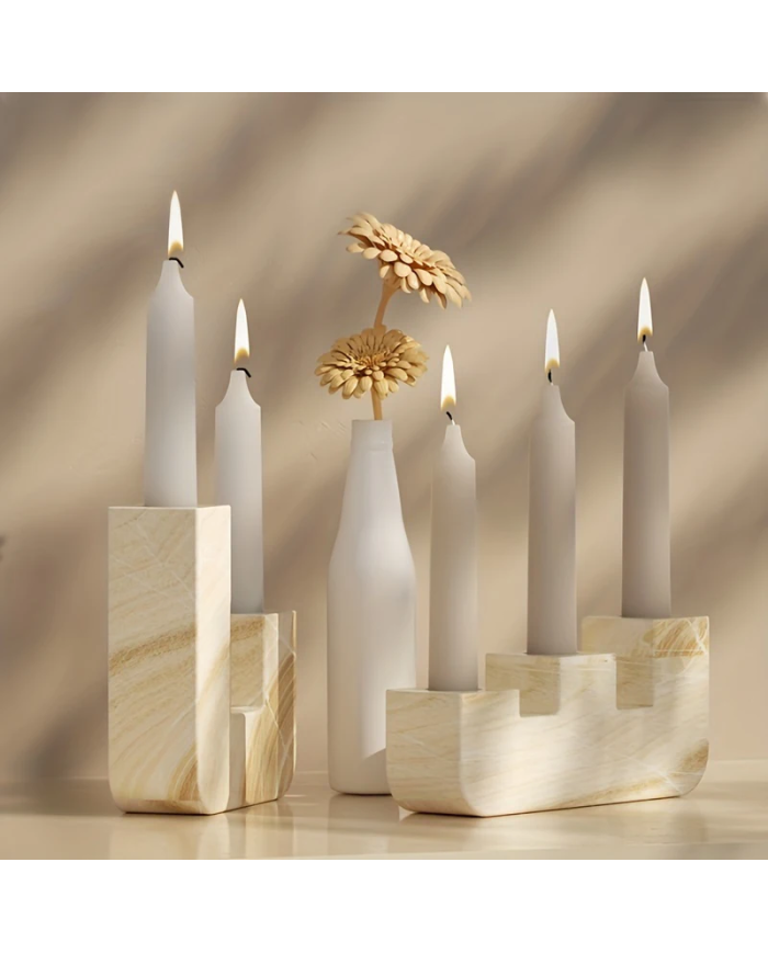 Basamaklı Şamdanlık Kalıbı- Kod:1190