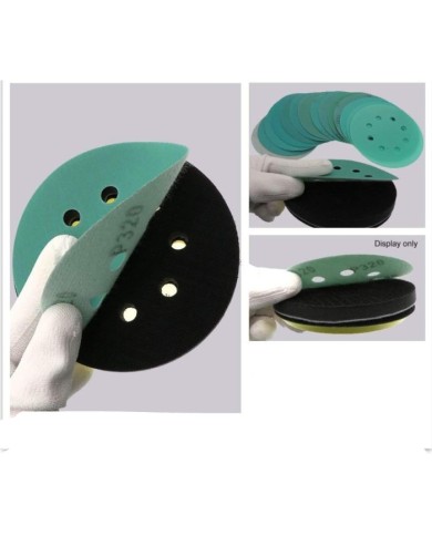 5 Adet - Karbosan ACR31/P800 - 7 Delikli - Sarı - Cırt Zımpara