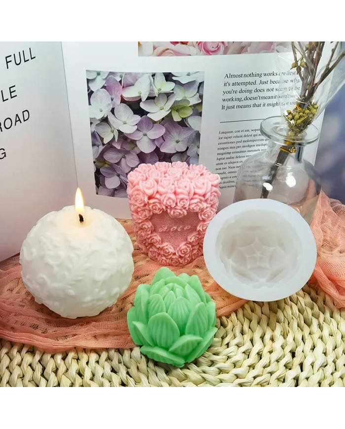 Lotus Model - Mum Kalıbı - Kod:1166