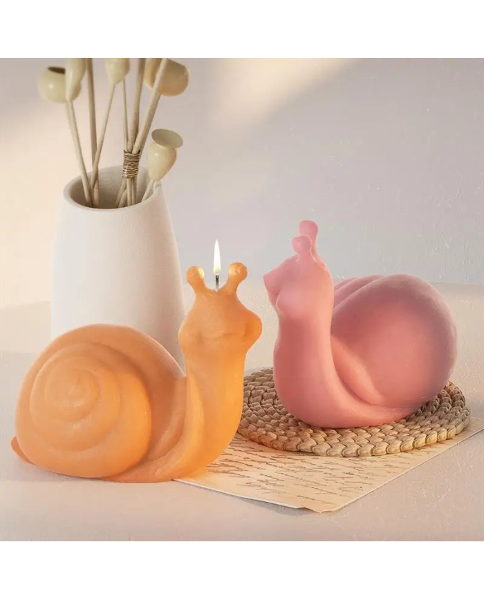 Salyangoz Model Reçine Epoksi Hobi Silikon Kalıp - Kod:1198