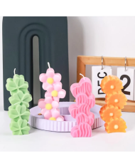 Papatya Model Mum Kalıbı - Hobi Silikon Kalıbı Kod:1206