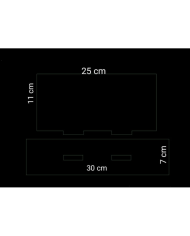 Düz Masa Üstü İsimlik Epoksi Reçine Silikon Kalıp Kod: