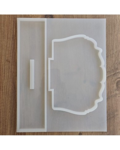 Şekilli Masa Üstü İsimlik Epoksi Reçine Silikon Kalıp Kod: