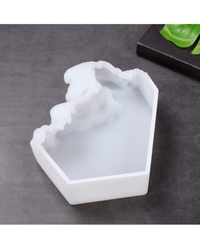 Deniz Dalgası Epoksi Reçine Silikon Kalıbı - Hobi Silikon Kalıbı -Kod:1220