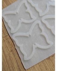 Kelebek Şekilli Epoksi Kalıbı 4'lü Kod: 1254