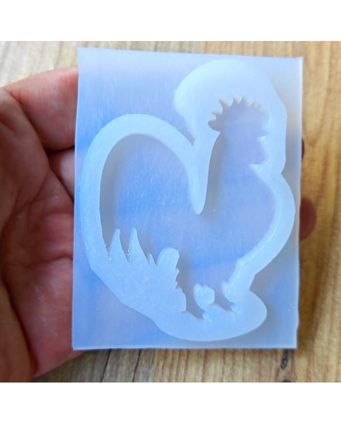 Denizli Horozu Epoksi Kalıbı - Kod: