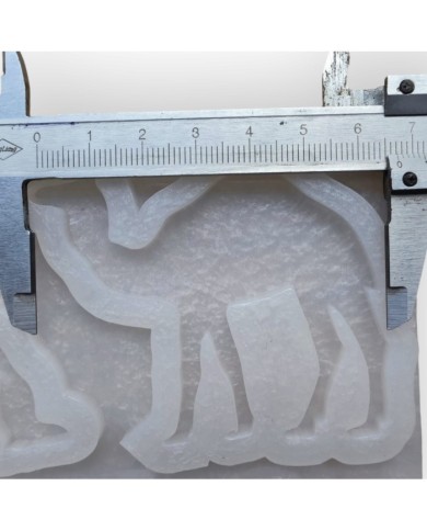 Deve Beton ve Epoksi Silikon Kalıbı - 4'lü Kod: 1252