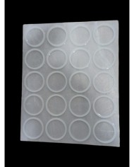 20 Lİ 7,8 CM REÇİNE EPOKSİ MAGNET KALIBI YUVARLAK MODEL