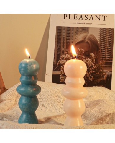 Dekoratif Mum Silikon Kalıbı - Kod: 495