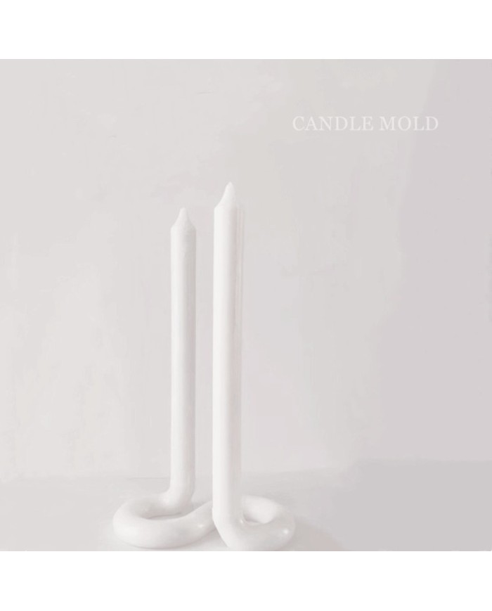 2 Uçlu Mika Mum Kalıbı - Kod: