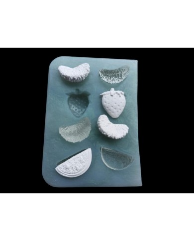 Mini Meyve Figürler Epoksi ve Beton Kalıp - Kod: