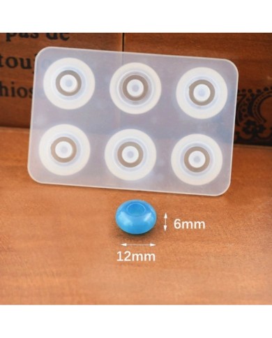 12 mm İnce Yassı Şambala Boncuk Reçine Epoksi Kalıp -Kod:91