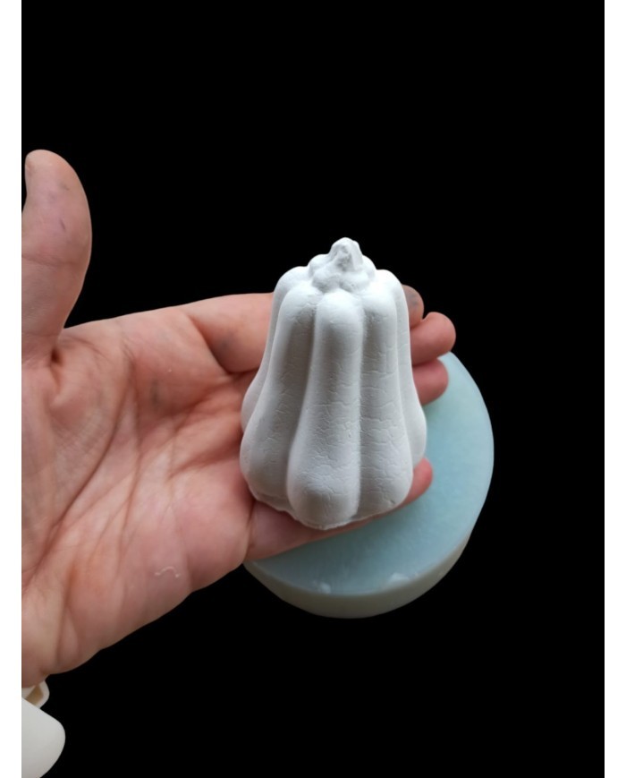 Mini Kabak Figür Epoksi, Mum ve Beton Silikon Kalıp - 7cm