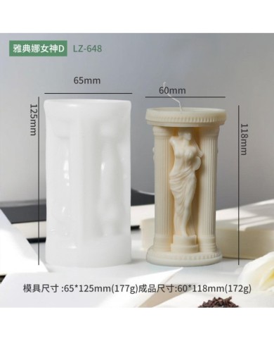 Venüs Heykeli Epoksi Mum ve Beton Kalıbı - Kod: 1084B