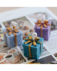 Hediye Kutusu Epoksi Mum ve Beton Kalıbı - Kod: 1081B