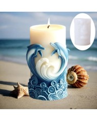 Yunus Model Silikon Mum Beton Kalıbı kod 1084F