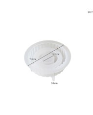 Şamdan Silikon Kalıp Beton Mum Altlıgı Kod 1004B