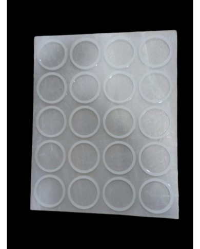 20 Lİ 7,8 CM REÇİNE EPOKSİ MAGNET KALIBI YUVARLAK MODEL