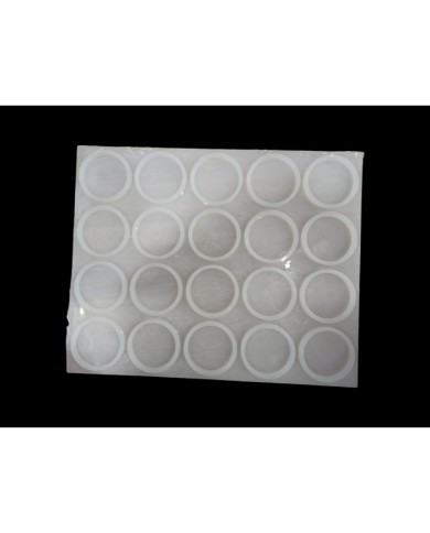 20 Lİ 7,8 CM REÇİNE EPOKSİ MAGNET KALIBI YUVARLAK MODEL