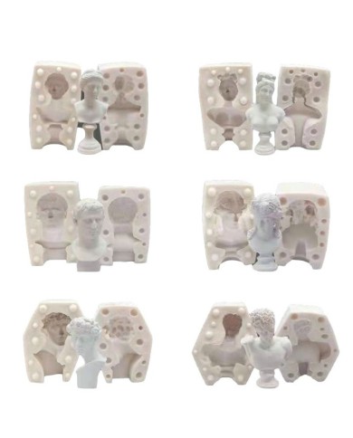 Gladyatör Mum Beton Pimli Silikon Kalıp Kod 1259E