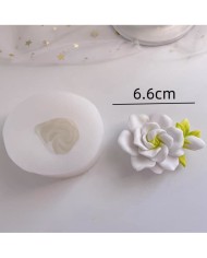 Tomurcuk Gül Çiçeği Epoksi Mum ve Beton Kalıbı - Kod: 1275