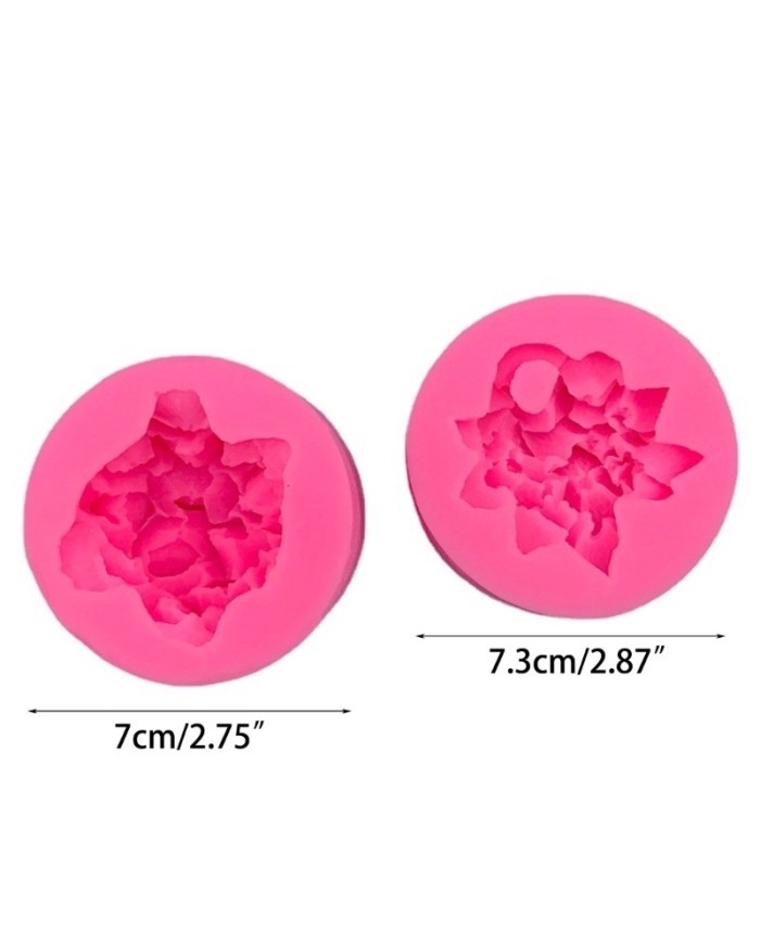 Ortanca Çiçeği Epoksi Mum ve Beton Kalıbı - Kod: 1279