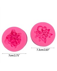 Ortanca Çiçeği Epoksi Mum ve Beton Kalıbı - Kod: 1279