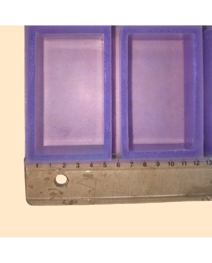 Reçine Epoksi Sabun Mum Silikon Kalıp 8x4x2 cm