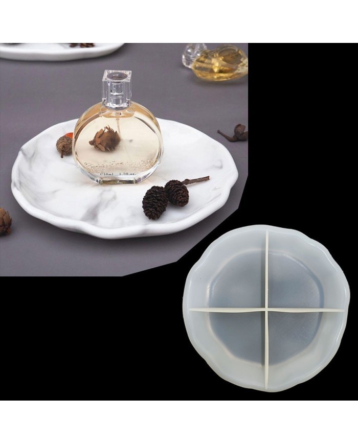 Beton Silikon Kalıp - Yuvarlak Tabak -Kod:283