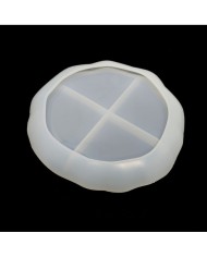 Beton Silikon Kalıp - Yuvarlak Tabak -Kod:283