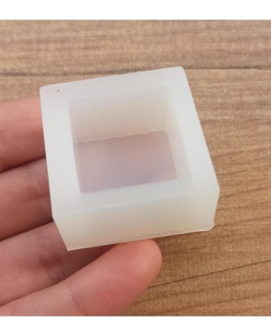 Küp Epoksi Reçine Kalıp 1.5x 1.5 Derinlik 1,5 cm Kod 1339