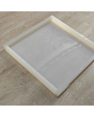 Kare 40 cm x 40 cm 4 Cm Derinlik  Masa Sehpa Epoksi Silikon Kalıp