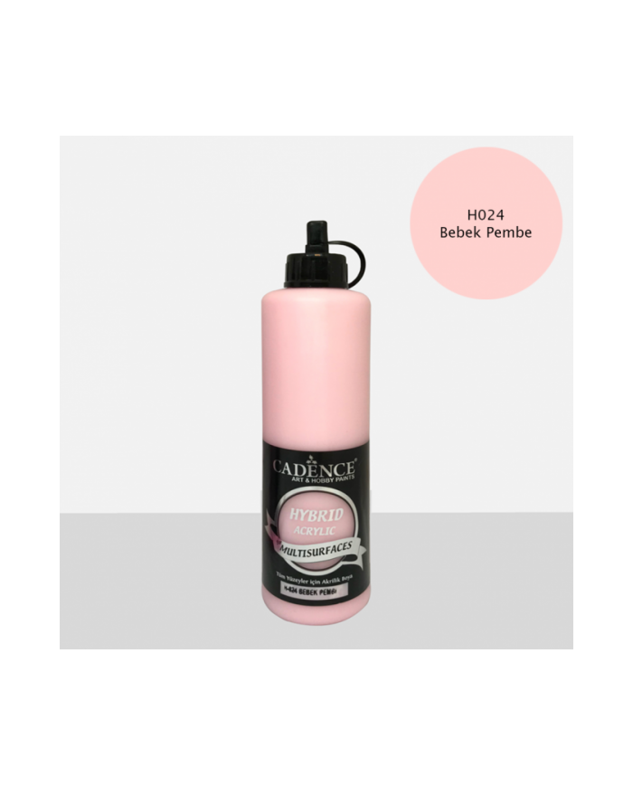 Hybrit (Multi Surface) Boya Bebek Pembe 500 ml HH-24