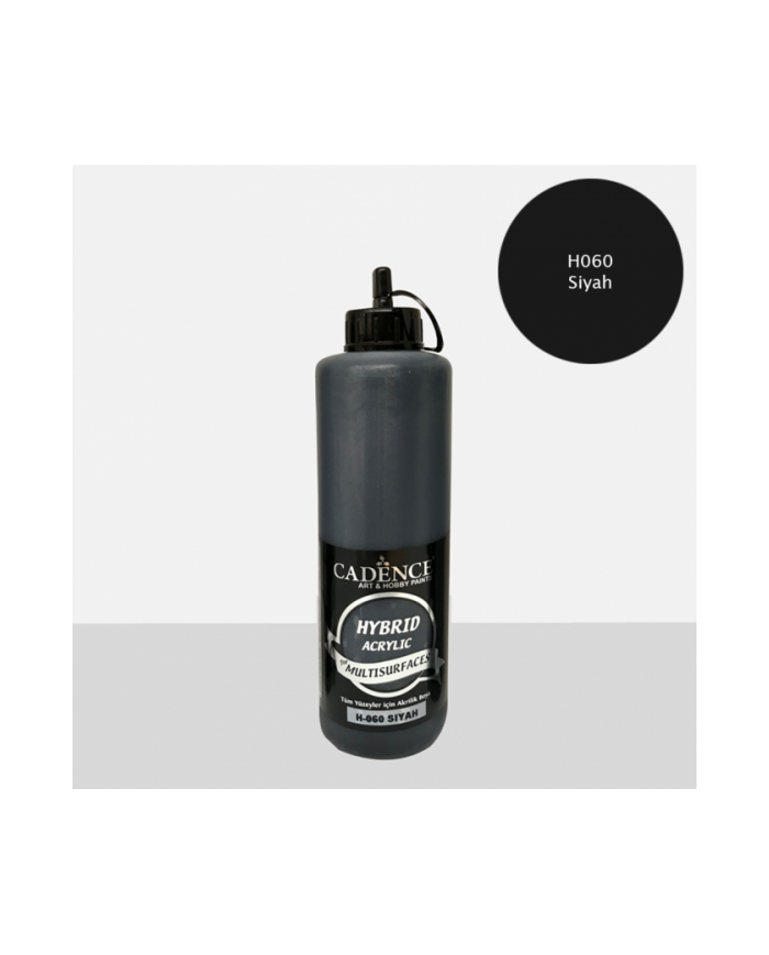 Hybrit (Multi Surface) Boya Siyah 500 ml - HH-60