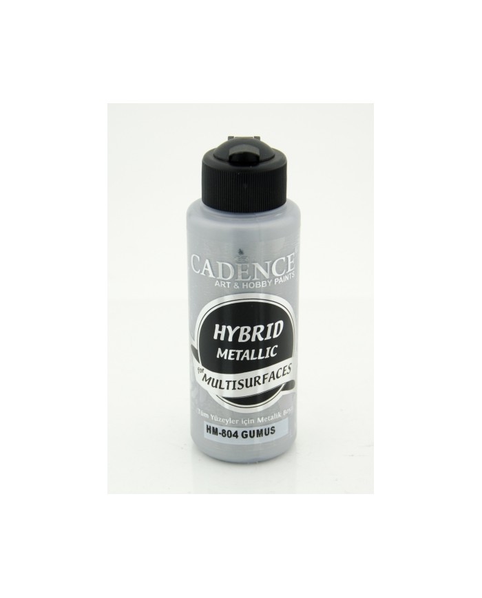 Hybrit (Multi Surface) Metalik Boya Gümüş 120 ml - HM-804