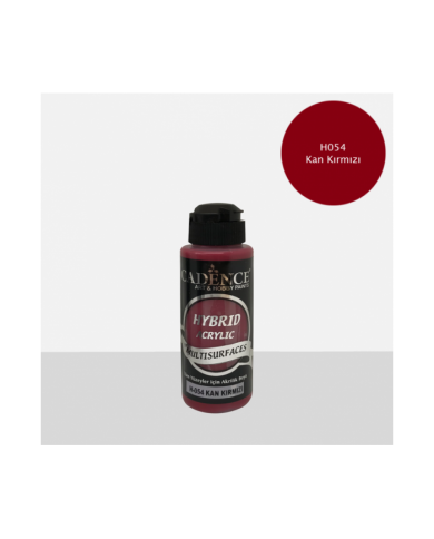 Hybrit (Multi Surface) Boya Kan Kırmızı 120 ml - H-054