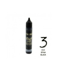 3D BONCUK BOYA-5131-SİYAH