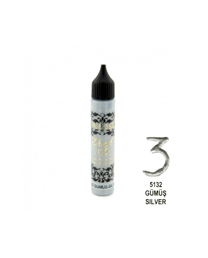 3D BONCUK BOYA-5132-GÜMÜŞ