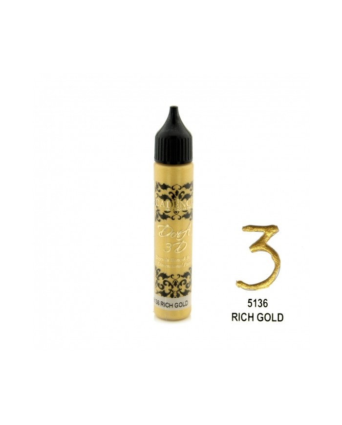3D BONCUK BOYA-5136-RİCH GOLD