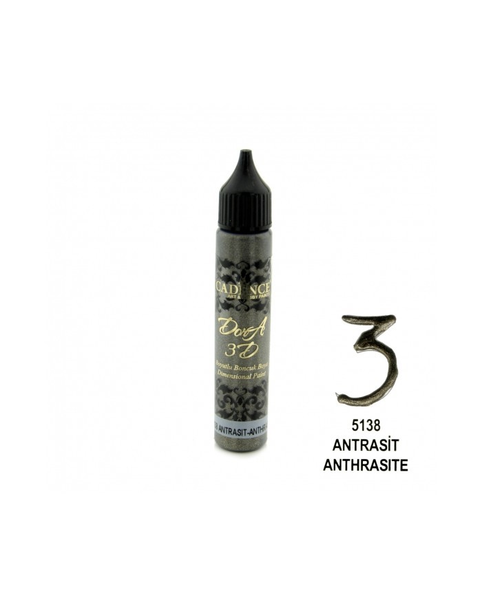3D BONCUK BOYA-5138-ANTRASİT