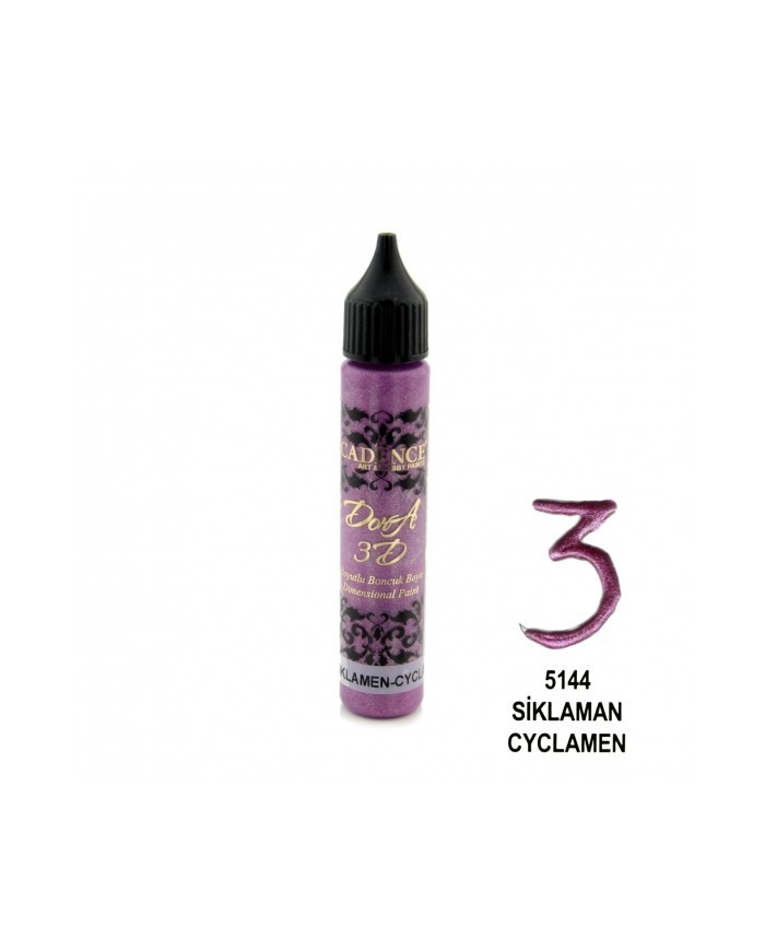 3D BONCUK BOYA-5144-SIKLAMEN