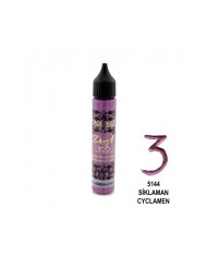 3D BONCUK BOYA-5144-SIKLAMEN