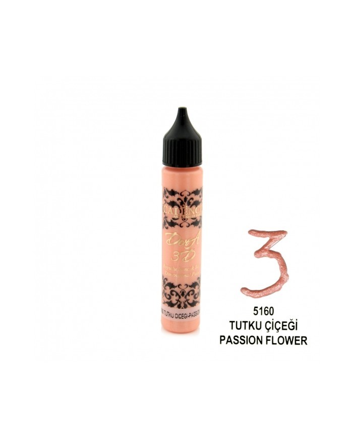 3D BONCUK BOYA-5160-TUTKU ÇİÇEĞİ