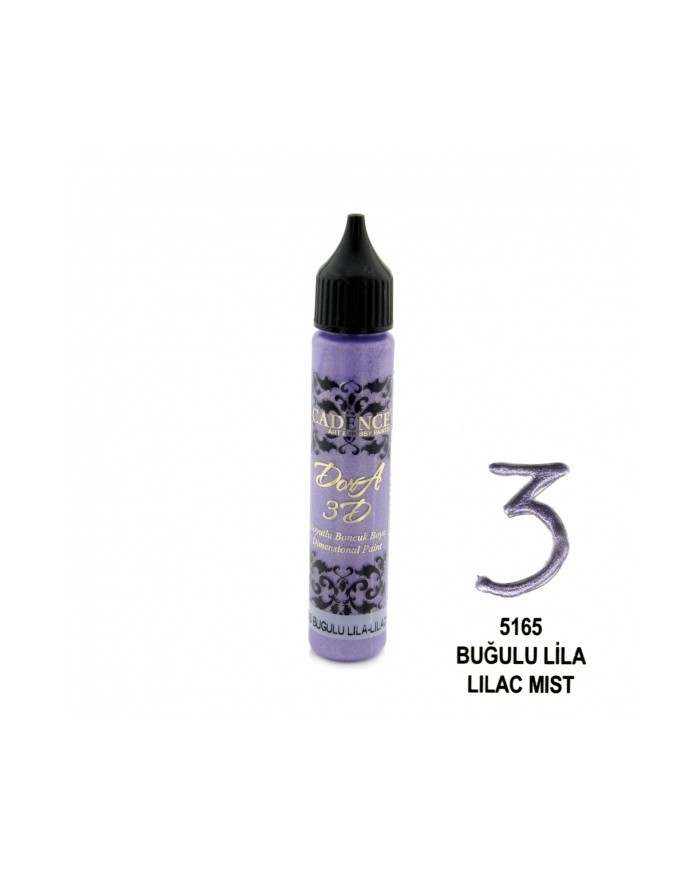 3D BONCUK BOYA-5165-BUĞULU LİLA