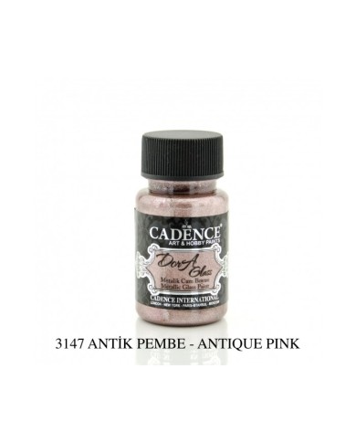 DORA GLASS-3147-ANTİK PEMBE
