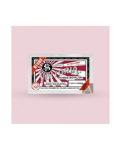 Toz Kumaş Boyası Koyu Kırmızı V-09