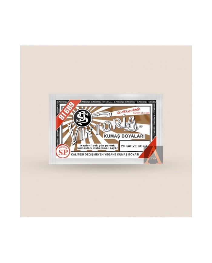 Toz Kumaş Boyası Koyu Kahve V-20