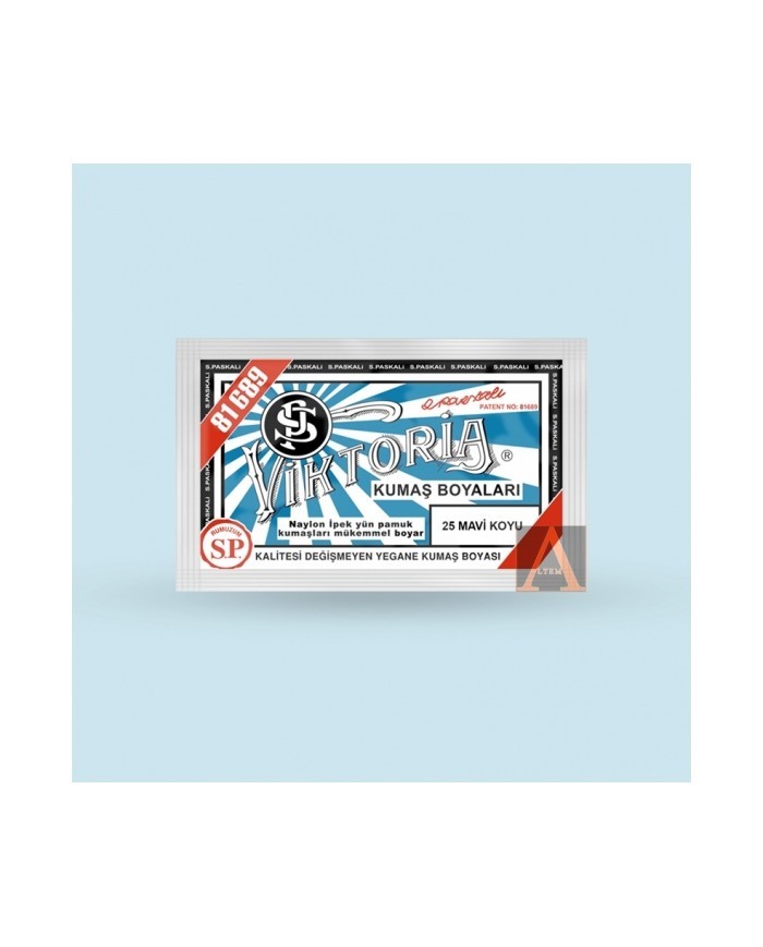 Toz Kumaş Boyası Koyu Mavi V-25