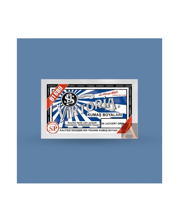 Toz Kumaş Boyası Orta Lacivert V-29